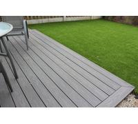 Piranha Terrafuzion Decking Board 3600x140x23mm - Sandstone/Island Mist