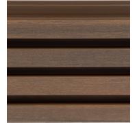 Piranha Composite Solutions Piranha Traditional Cladding End Fascia Trim - Brown Cedar
