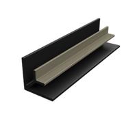 Piranha Composite Solutions Piranha Traditional Cladding Inside Corner Fascia Trim - Black Carbon