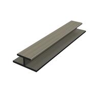 Piranha Composite Solutions Piranha Traditional Cladding Joining Fascia Trim - Antique Grey