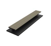 Piranha Composite Solutions Piranha Traditional Cladding Joining Fascia Trim - Black Carbon