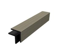 Piranha Composite Solutions Piranha Traditional Cladding Outside Corner Fascia Trim - Brown Cedar