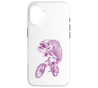 Piranha Cycling Bicycle Cyclist Biker Biking Funny Bike Case for iPhone 16