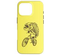 Piranha Cycling Bicycle Cyclist Biker Biking Funny Bike Case for iPhone 16 Pro