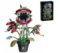 Piranha Flower Building Blocks, 1118 Pieces Cannibal Flower Model Building Kit, DIY Creative Collectible Model Toy, for Adults and Movie Fans