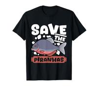 Piranha Lover Save The Piranhas Fish T-Shirt