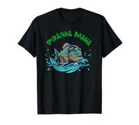Piranha Mama Swim Team Fierce Competitive Design Value Graphic T-Shirt
