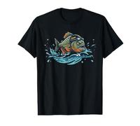 Piranha Swim Team Fierce Competitive Design Value Graphic T-Shirt