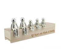 Pirantin 10th Anniversary Idea - 10 Years We Made A Family 100% - Choose Your Family Combination Gift (3 Children)