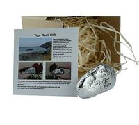 Pirantin 5th Anniversary Rock For Men or Women Ornament - You've Been My Rock For 5 Years - Solid Metal Heavy Rock