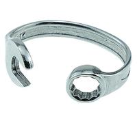 Pirantin Number 1 Grandad Gift - Spanner Bangle Bracelet - Stamped With Words 'NO 1 GRANDAD', Perfect for Christmas Gifts & Birthday Gifts
