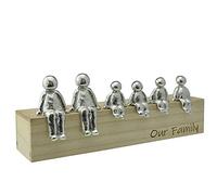 Pirantin Our Family Ornament - Choose Your Family Combination Anniversart Idea (3 children)