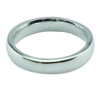 Pirantin Womens Polished 10th Anniversary Ring Band - 100% Tin Content Gift Idea for 10 Years - Matching Him Band Available (M)