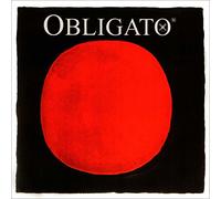 Pirastro Obligato 4/4 Violin String Set - Medium Gauge - with Gold Ball-end E & Silver D