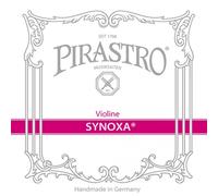 Pirastro Synoxa 4/4 Violin Strings Set, Medium, E-Ball or Loop