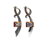 Pirate 47cm Cutlass Sword & Eye Patch Set (Styles Vary)