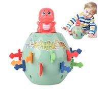 Pirate Barrel Family Board Game - 381g ABS Money Bank Function Board Game In Dinosaur Shape | 5.12x4.33x8.27 Inches Larger Size Surprise Interactive Games For Children Boys Girls