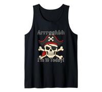 Pirate Birthday Shirt Age 10 Skull Costume Outfit Tank Top
