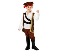 Pirate Boys Costume Kids Book Day Pirates Fancy Dress Outfit Caribbean