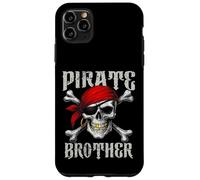 Pirate Brother Jolly Roger Flag & Skull Crossbones Halloween Case for iPhone 11 Pro Max