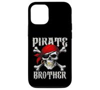 Pirate Brother Jolly Roger Flag & Skull Crossbones Halloween Case for iPhone 12/12 Pro