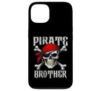 Pirate Brother Jolly Roger Flag & Skull Crossbones Halloween Case for iPhone 13
