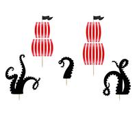 Pirate Cake Topper, Pirate Ship cake Topper