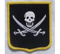 PIRATE CALICO JACK RACKHAM NAUTICAL NAVAL MILITARY FLAG EMBROIDERED PATCH BADGE