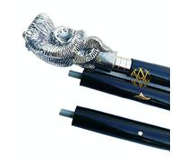 Pirate Capitan's Walking Stick Octopus Handle in Chrome Finish Halloween Collectibles Decorative Gift For Father