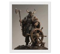 Pirate Captain Diamond Art Kits for Adults 16"x20" DIY Diamond Painting Kit for Beginners Gem Art Painting with Round Full Drill Diamonds DIY Paint Paintings for Home Wall Decor Gift