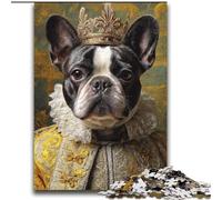 Pirate Captain French Bulldog 2000 Piece Jigsaw Puzzles for Adults Gifts, Staycation Kill Time Enhance Love between Couples (70x100cm)