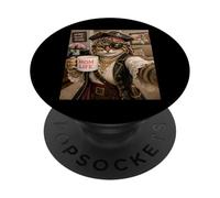 Pirate Cat Selfie Meme Humor Mommy Cute Love Appreciation PopSockets Adhesive PopGrip