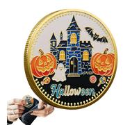 Pirate Coin - Ghost Collectable Coin Memorial Coin Halloween, Decoration Piece for Desk Men and Women Enthusiasts Study Living Room Bedroom Table and Holidays