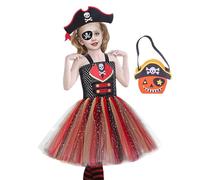 Pirate Costume for Girls Halloween Theatrical Performance Outfit