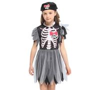 Pirate Costume Kids Dress Up 2-5 Pcs Halloween Costumes for 3-12 Years
