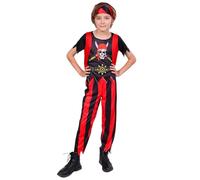 Pirate Costume Kids Dress Up 2-5 Pcs Halloween Costumes for 3-12 Years