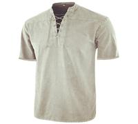 Pirate Costume Men Medieval Cowboy Shirt Shirts Renaissance Templar Tunic Viking Knight Vintage Warrior Halloween Cosplay Party Tops Mens Linen Costumes for White 1-Khaki M