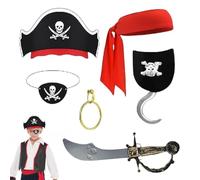 Pirate Costume Set for Kids, Halloween Pirate Costume for Kids, Halloween Cosplay