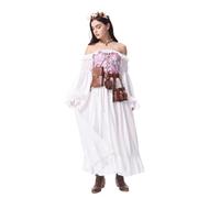 Pirate Costume Women Gothic Fairy Witch Renaissance Gown