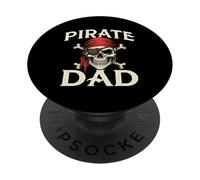 Pirate Dad - Buccaneer Freebooter Pirate Father PopSockets Adhesive PopGrip
