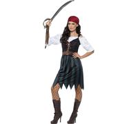 Pirate Deckhand Costume, with Skirt