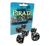 Pirate Dice D6 Dice Set | Custom Dice, Perfect for use with Steve Jackson Games, DND, RPGs, Tabletop Games, and Role-Playing Adventures