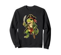 Pirate Dinosaur T Rex Tyrannosaurus Halloween Costume Kids Sweatshirt