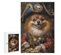 Pirate Dog Treasure Chest-90 Puzzle 1000 Teile Schwer Puzzle Spielzeug Lernspiel Impossible Herausforderungsspielzeug Für Erwachsene Kinder 1000 PCS