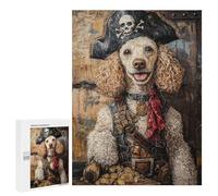 Pirate Dog Treasure Chest-94 Puzzle 1000 Teile Schwer Puzzle Spielzeug Lernspiel Impossible Herausforderungsspielzeug Für Erwachsene Kinder 500 PCS