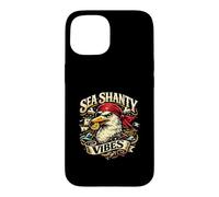 Pirate Eagle Sea Shanty Vibes Case for iPhone 15