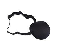 Pirate Eye Patch 1PC 3D Single Eyepatch Eye Mask Pirate Patch One Washable Adjustable Concave Kid Cosplay(Black)