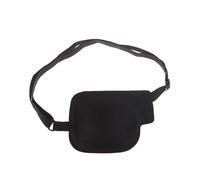 Pirate Eye Patch 1Pc Eyepatch One Eye Unisex Adjustable Concave Patch for Adults Kids Pirate Cosplay Costume Single(Black)