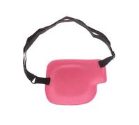 Pirate Eye Patch 1Pc Eyepatch One Eye Unisex Adjustable Concave Patch for Adults Kids Pirate Cosplay Costume Single(Red)