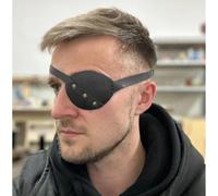 Pirate Eye Patch Adult One-Eye Blindfold Single Eye Mask Leather Eyepatch